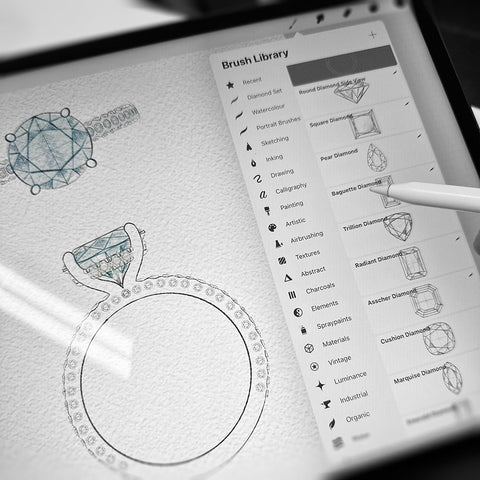 Procreate Diamond Brush Pack