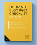 Ultimate Blog Post Checklist for Jewellers - 2025 PDF