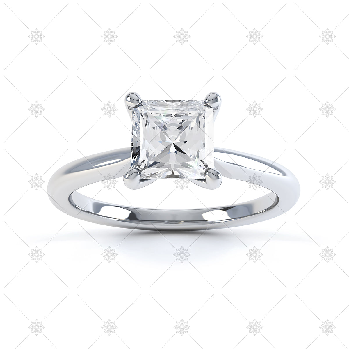 Square Diamond Ring Image Pack - 3002 – JEWELLERY GRAPHICS