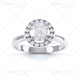 Round Diamond Halo Ring