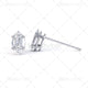 Domino Earring 397SP