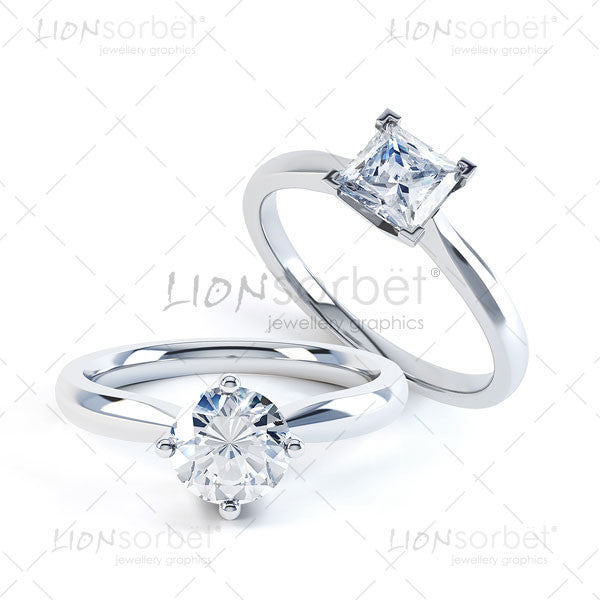 Image of a set of Diamond Rings