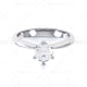 4012 Round 6 Claw Ring Diamond Rings