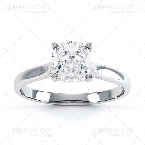 Cushion Cut engagement ring image