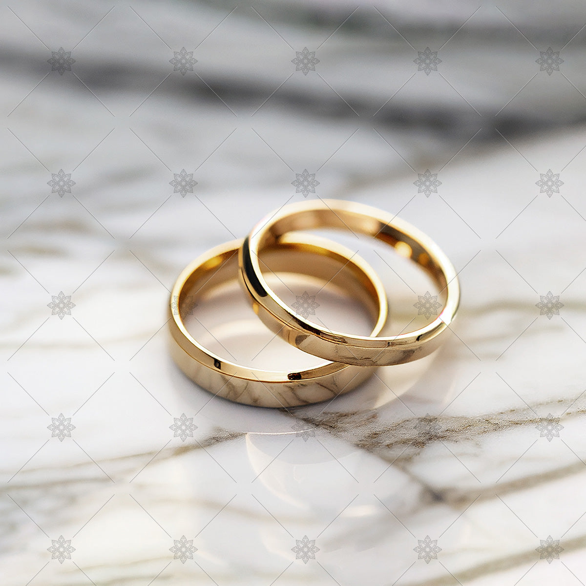 Couples wedding rings set - AI1019