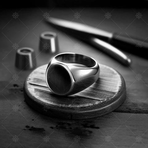 Mens Gold Signet Ring AI1064 – JEWELLERY GRAPHICS