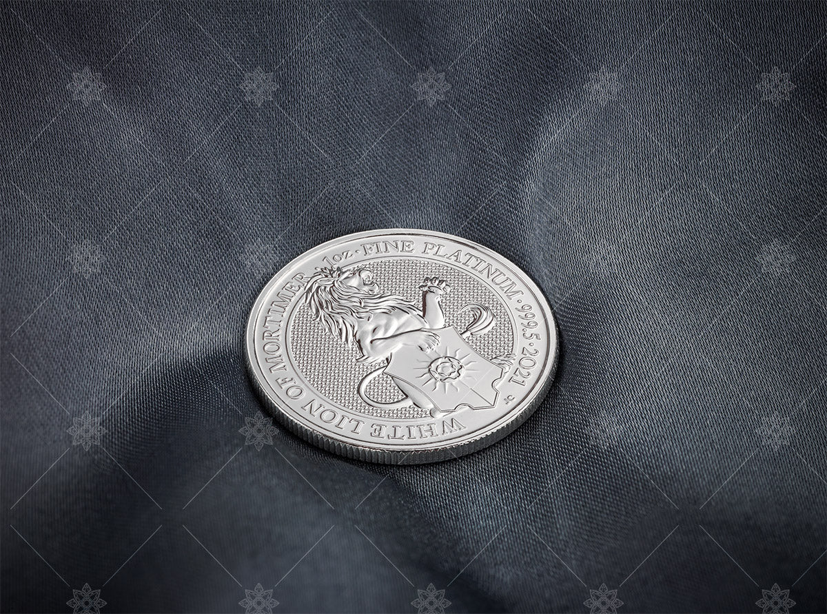 1oz Platinum Mortimer Coin on Silk - BUL1002