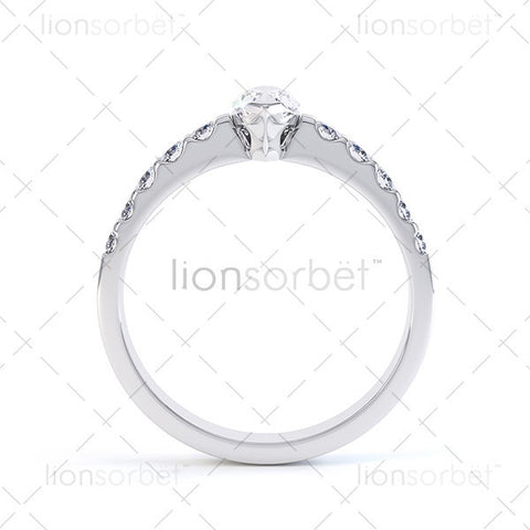 Domino CM7-SL28 Diamond Set Shoulders