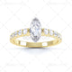 Domino CM7-SL28 Diamond Set Shoulders