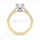 Emerald with Diamond Set Shoulders - E1005