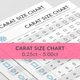 Printable Carat Size Chart - MJ1019