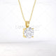 Diamond Pendant Image in Yellow Gold - P008