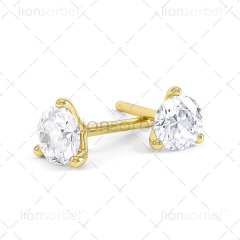 ERG1012 Stud Earring Round
