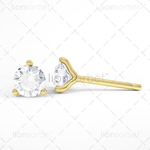 ERG1012 Stud Earring Round