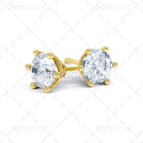 ERG247 Round Stud Earring