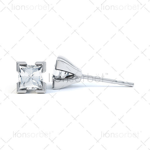 EXH Square Stud Earring