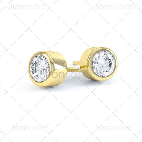 FKE Round Stud Earring