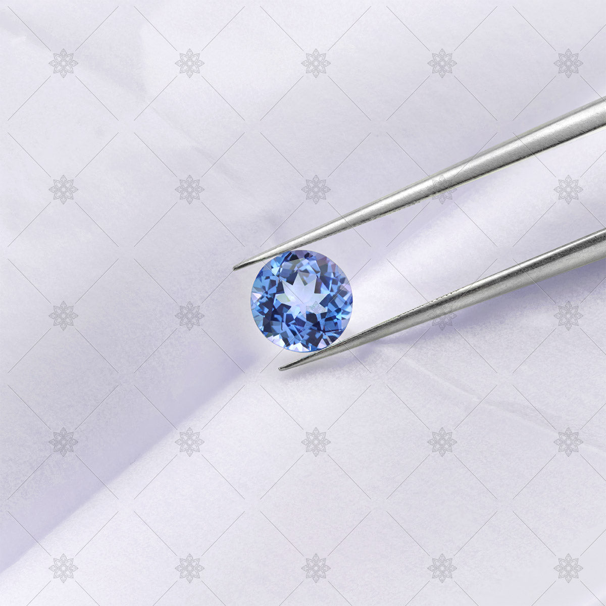 Round Tanzanite in a parcel - GS1010