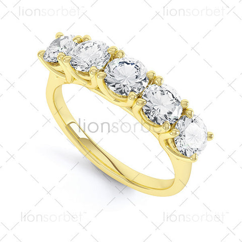 5 Stone Ring HE1002