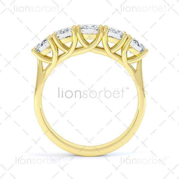9ct GOLD 3 STONE DIAMOND UNUSUAL RING - Size M .......... A3 | eBay