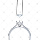 Ring Mount and Unset Diamond - JG4039