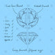 Lab grown versus mined diamond blue - JG4048
