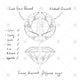 Lab grown versus mined diamond white - JG4049
