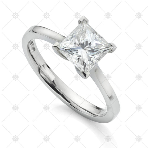 Princess Solitaire Diamond Ring - JG4075