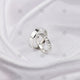Wedding Ring set on silk - JG4078