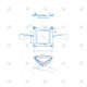 Princess Cut Diamond Ring Sketch - JG4089