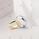 Plain Wedding Bands with Ribbon Pink- JG4094