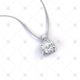 White Gold Diamond Pendant - JG4102