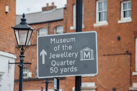 Birmingham's Jewellery Quarter Museum Sign - JQ12