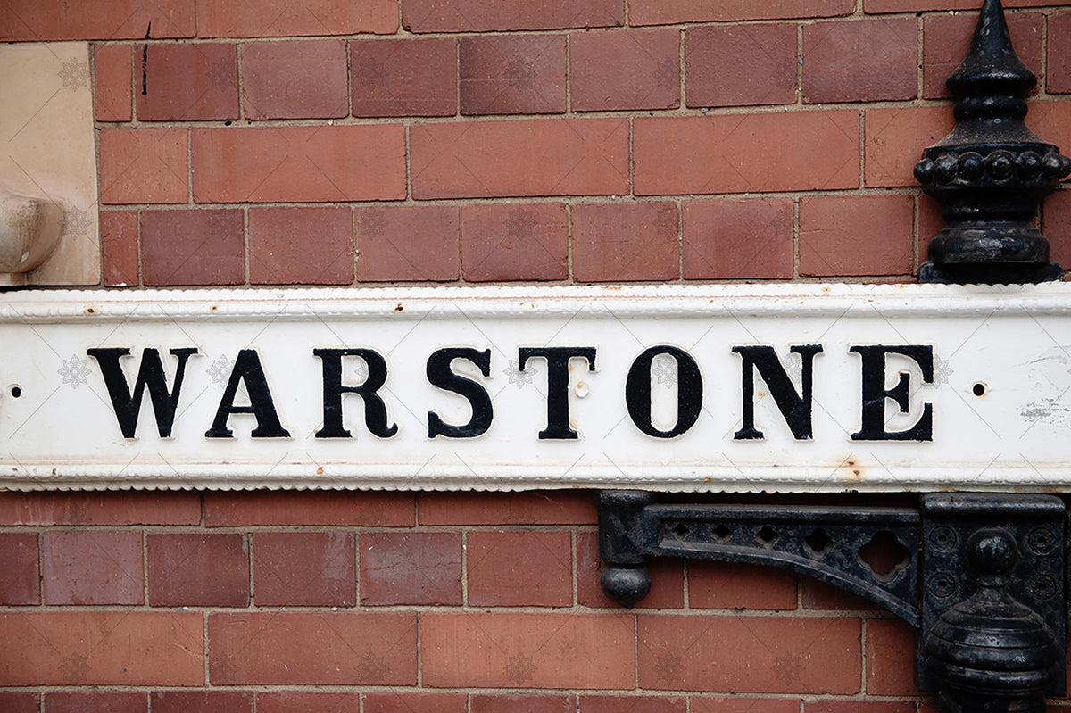 Birmingham's Jewellery Quarter Warstone Lane Sign - JQ16