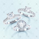 Diamond Rings Top View - LS1002