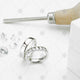 Adding diamonds to a plain wedding ring - MJ1065