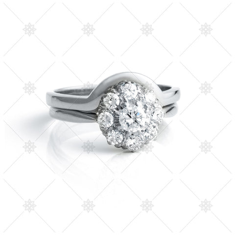 Matching Wedding to Cluster Ring - MJ1050