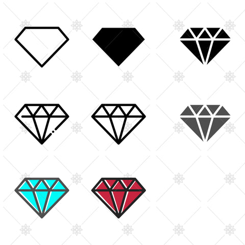 Diamond Icons Vector Illustration - MP025
