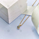 Yellow Gold Chocolate Diamond Pendant - NC2002