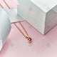 Rose Gold Ruby Pendant - NC2007