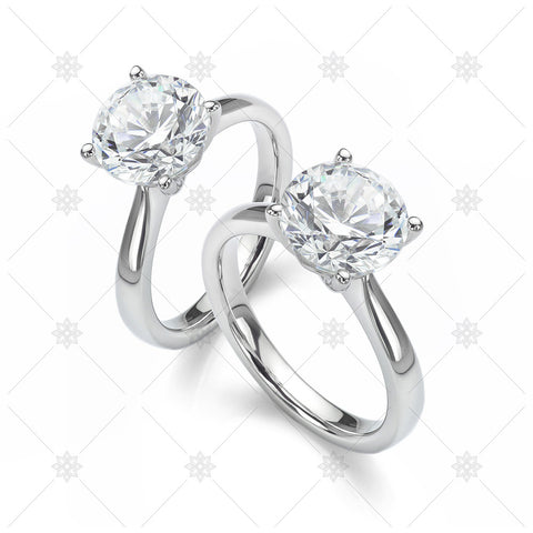 Large Solitaire Diamond Rings - NE1003