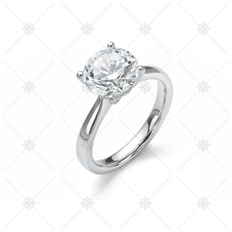 Large Solitaire Diamond Ring - NE1003