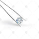 Diamond with tweezers on white - NE1010