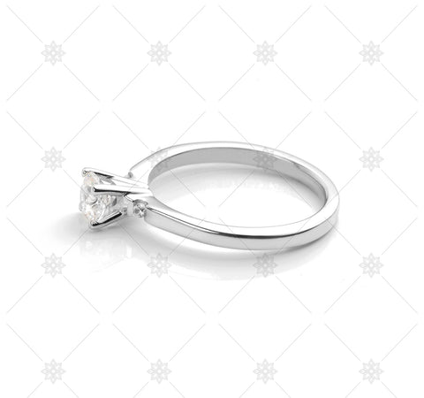 White Gold Diamond Ring - NE1012