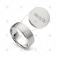 Mens Satin Hallmarked Wedding Ring  - NE1018
