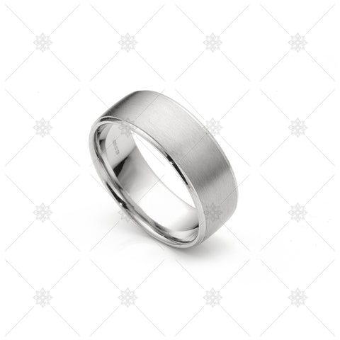 Mens Satin Wedding Ring 8mm - NE1018