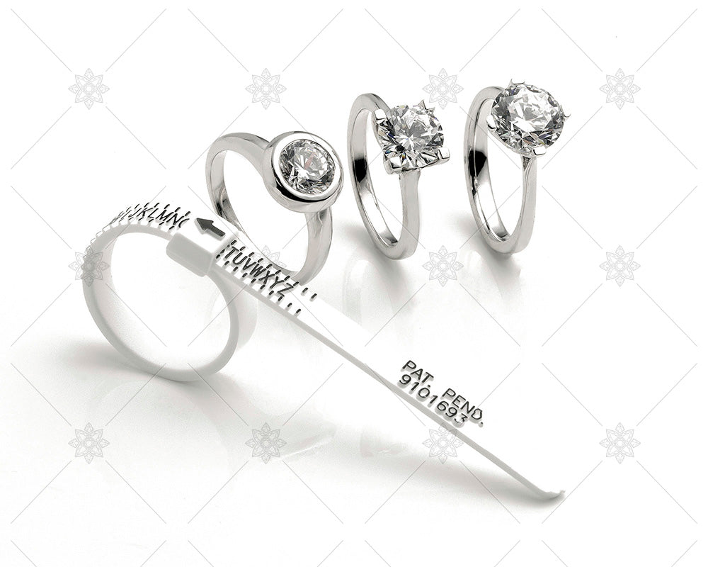 Diamond Rings and Finger Sizer  - NE1022B