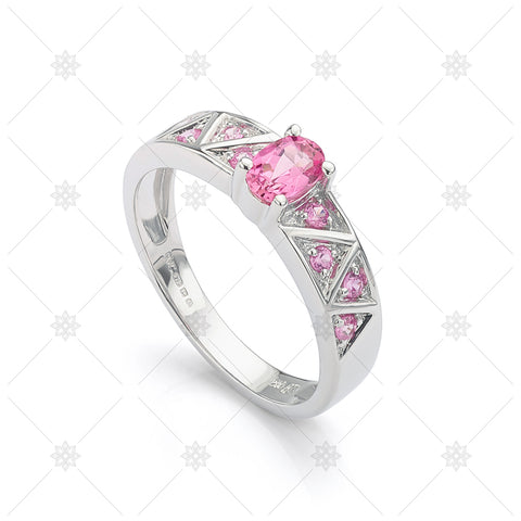 Pink Sapphire Cherished Ring  - NE1025A