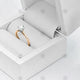 Rose Gold Diamond Ring in Jewellery Box - NE1040c