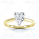 Pear 3 Claw Diamond Ring Image Pack - 3006_3CPW
